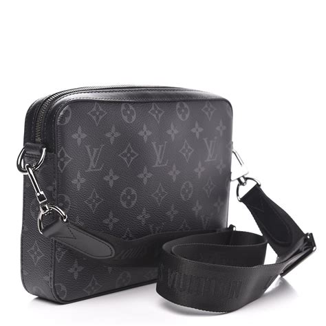 Louis Vuitton Trio Messenger Monogram Eclipse Reverse Gray